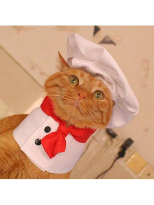 Pet Chef Hat Set: The Ultimate Cat and Dog Cosplay Props