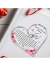 Fluttering Hearts: Acrylic Plaque Mother's Day Gift for Mom