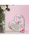 Fluttering Hearts: Acrylic Plaque Mother's Day Gift for Mom