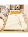 Cozy Cream Imitation Cashmere Carpet: Luxurious Warmth for Your Home