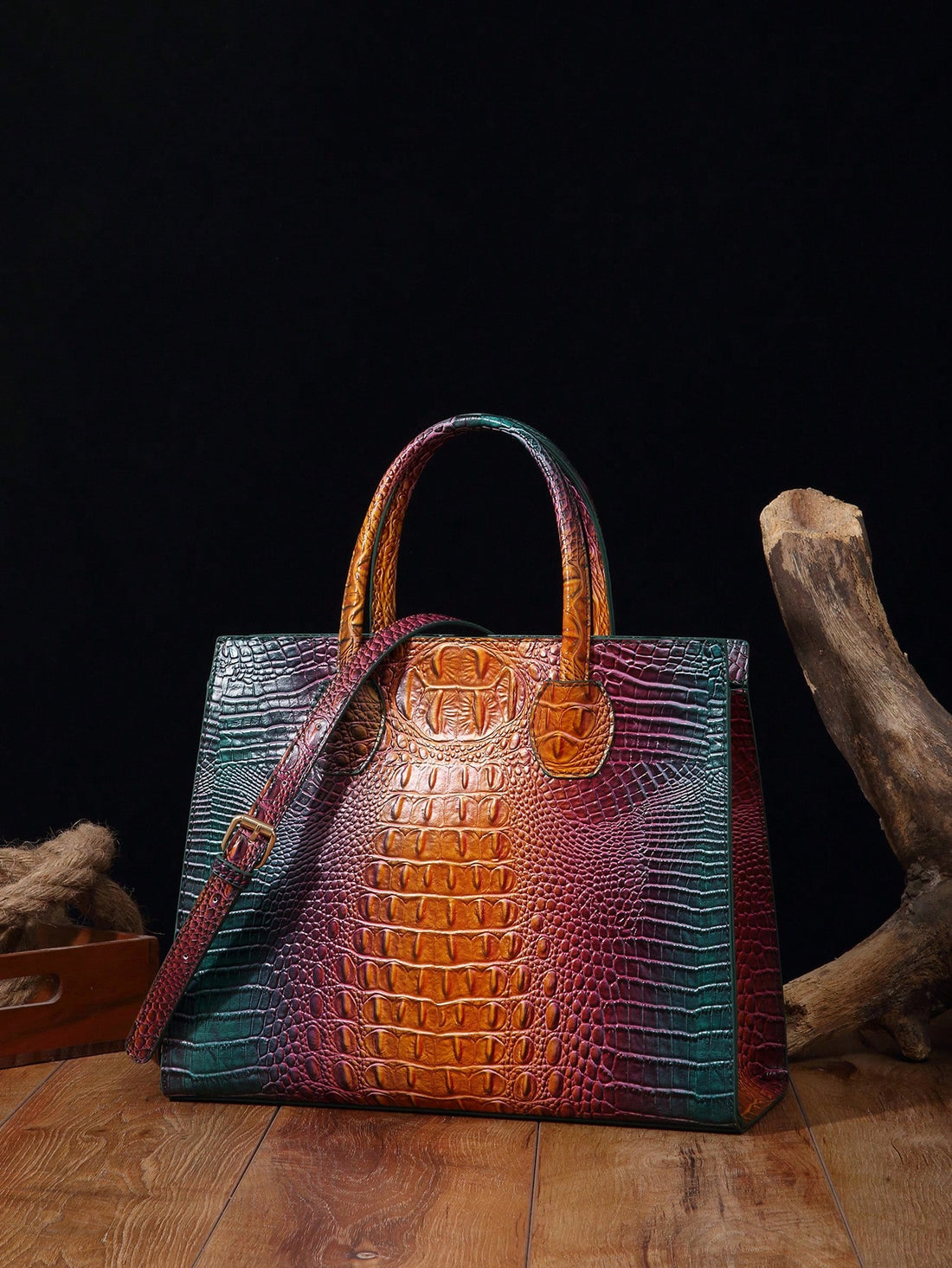 Upgrade your shopping and commute companion with our New Style Peacock Blue Tote Bag. With its chic and functional design, this tote bag makes a stylish statement while offering ample space and durability for your everyday needs. Elevate your fashion game with this perfect addition to your wardrobe.