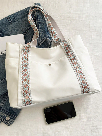 Bohemian Style Large Capacity Tote Bag: The Perfect Shopping Companion
