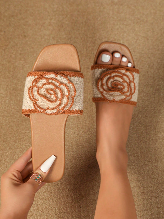 Step into effortless style and comfort with our Chic and Comfy Embroidered Flat <a href="https://canaryhouze.com/collections/women-canvas-shoes" target="_blank" rel="noopener">Sandals</a> for Women. These sandals feature elegant embroidery and an ankle strap for a secure fit. With their stylish design and comfortable fit, these sandals are perfect for any occasion. Upgrade your wardrobe today!