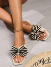 Summer Ready: Polka Dot Bowknot Flat Sandals for Women