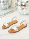 Glamorous Sequin Decor Open Toe Flat Sandals: Elevate Your Outdoor Style