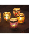 Mosaic Glass Candle Holder: Create a Romantic Atmosphere for Your Special Occasion!