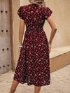 Effortless Elegance: Bohemian Floral V-Neck Maxi Dress for Summer Adventures