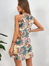 Boho Bliss: Halter Neck Backless Summer Dress for Women