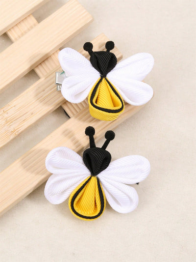 Bumblebee Beauty: Adorable 2-Piece Hair Clips for Dogs and Cats