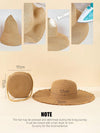 Wave Print Sun Hat and Woven Shoulder Bag Set: Your Perfect Travel Companions