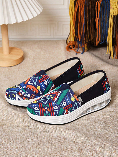 Step up Your Style with Women's Super Lightweight Platform Sneakers