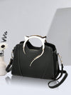 Chic & Versatile Lightweight Business Casual Zipper Shoulder Bag for Modern Women