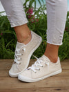 Step into Spring: Women's Lightweight Lace-Up Canvas Casual Sporty Shoes