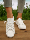 Step into Spring: Women's Lightweight Lace-Up Canvas Casual Sporty Shoes