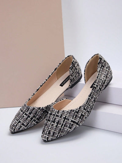 Chic and Charming: Women's Pointed Toe Slip-On Flats for Work, Party, Shopping, and School