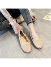 Women's British Style Slip-On Loafers: Non-Slip Driving Shoes for Pregnant Women