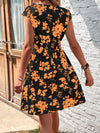 Blooming Beauty: Clasi Floral Print Surplice Neck Dress