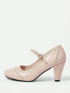 Chic Vintage Two-Tone High Heeled Pumps: Ideal for Summer, Graduation, and Prom!