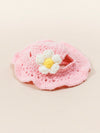 Flower Maid Pet Hat: Knitted, Soft, and Comfortable Costume Headwear