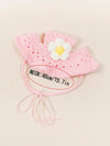 Flower Maid Pet Hat: Knitted, Soft, and Comfortable Costume Headwear