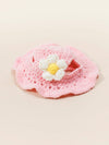 Flower Maid Pet Hat: Knitted, Soft, and Comfortable Costume Headwear