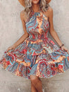 Floral Dream Halter Dress: Embrace the Cowgirl Chic