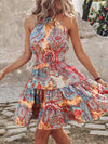 Floral Dream Halter Dress: Embrace the Cowgirl Chic