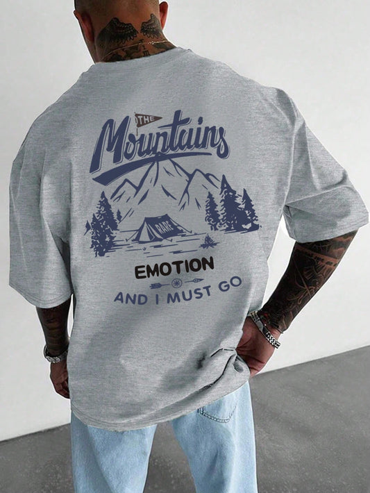 Unleash your inner adventurer with our Adventure Awaits T-Shirt. Made with high-quality material, this stylish shirt features a bold mountain and letters print, reminding you that the next great journey is just around the corner. Embrace the call of the wild and conquer your next challenge in comfort and style.