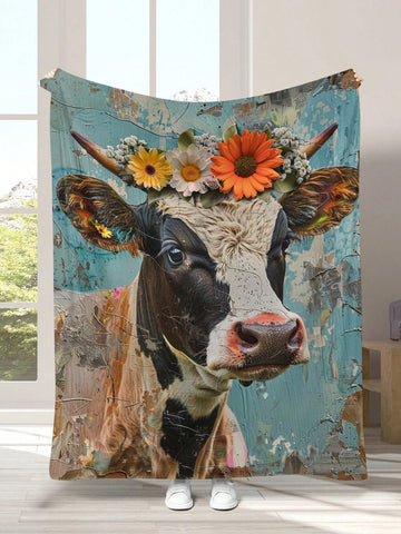 Experience ultimate comfort with our Cozy Cow Print Flannel Sofa <a href="https://canaryhouze.com/collections/blanket?sort_by=created-descending" target="_blank" rel="noopener">Blanket</a>. Made of high-quality flannel, this multipurpose gift blanket is perfect for any occasion - whether it's cuddling up at home, staying cozy in the office, or traveling in style. Its softness and versatility make it a must-have for any cozy setting.