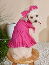 Pretty in Pink: Adorable Bowknot Pet Skirt for Cats and Dogs