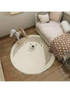 Cozy Critter Anti-Slip Plush Rug for Living Room and Bedroom