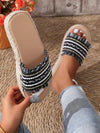 Beige Woven Detail Sandals: The Perfect Blend of Style and Comfort