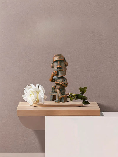 Dazzling Abstract Resin Moxa Stone Figure: A Unique Home Decor Gift