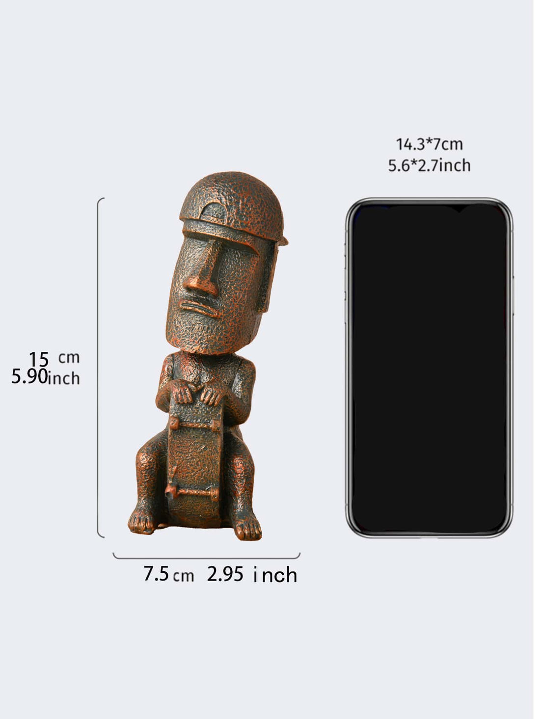 Add a touch of elegance to your home decor with our Dazzling Abstract Resin Moxa Stone Figure. Made from high-quality resin, this unique piece is perfect for adding a pop of color and texture to any room. Plus, it makes for a one-of-a-kind gift for any art lover.