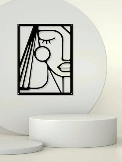 Metallic Harmony: Male And Female Joint Metal Wall Art for Home Decoration