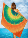 Sunset Dreams Tie-Dye Beach Towel: Lightweight and Versatile for Every Summer Activity