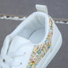 Golden Glitter White Sneakers: Sparkle and Shine in Style