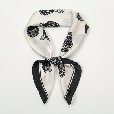 Chic and Versatile: Printed Small Square Scarf for Fashionistas