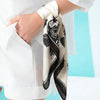 Chic and Versatile: Printed Small Square Scarf for Fashionistas