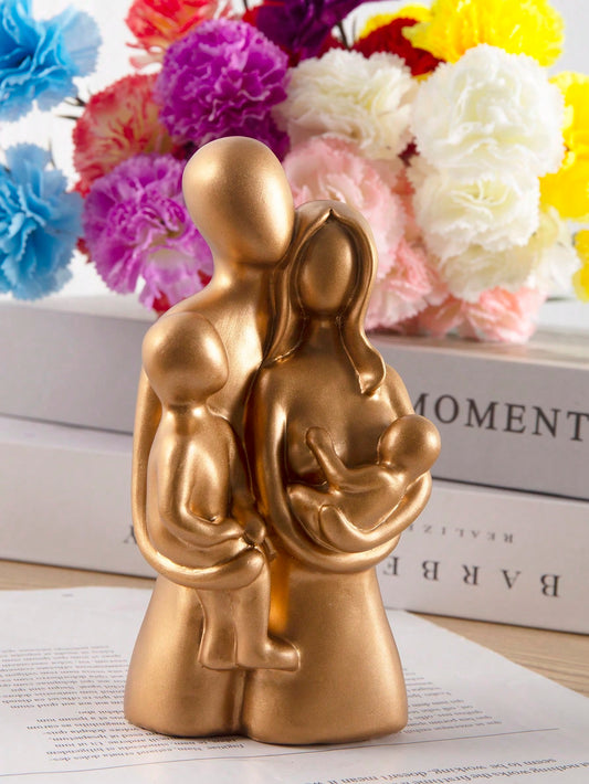 Add a touch of warmth and love to your desktop with our Family of Four Desktop Decoration. This cozy figurine captures the bond between a family, providing a heartwarming reminder of the love shared. Expertly crafted and designed, it will bring a sense of comfort and joy to any space.