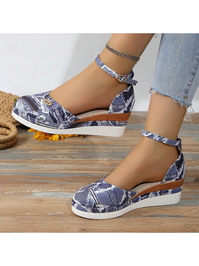 Chic and Comfortable Spring/Summer Plus Size Sandals: Breathable, Anti-Skid, and Lace-Up Design