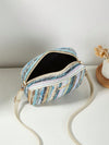 Chic and Stylish: Colorful Braided Single Shoulder Crossbody Bag for Women