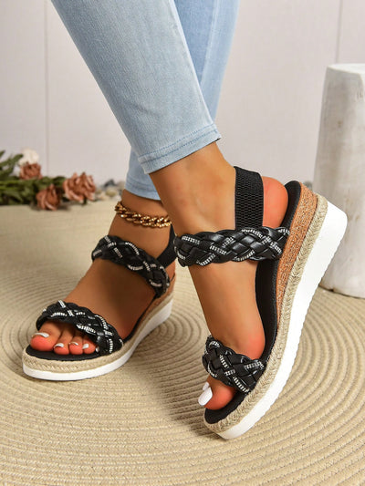 Elevate Your Style with Women's Thick Bottom Platform Wedge Heel Sandals