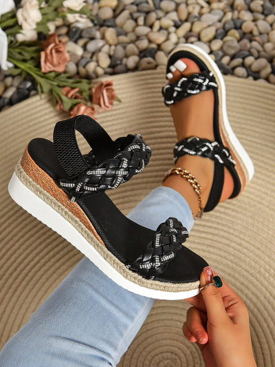 Elevate Your Style with Women's Thick Bottom Platform Wedge Heel Sandals