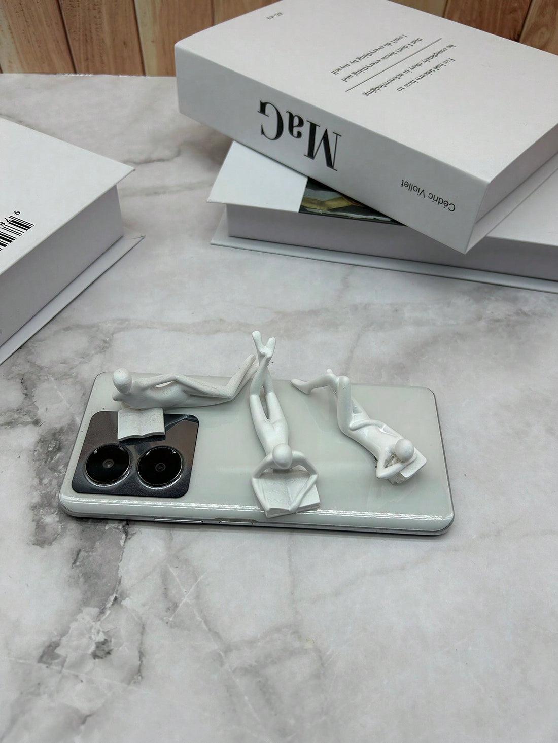 Elevate your home decor with our Modern Minimalist Abstract Human Figure Resin Bookend Set. These bookends add an artistic touch while keeping your books organized. The sleek and contemporary design is perfect for any modern space. Made with high-quality resin, these bookends are durable and practical.