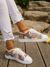 Cartoon Printed Sneakers for European and American Women