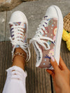 Cartoon Printed Sneakers for European and American Women