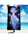 Jellyfish Paradise: Oversized Beach Towel - Lightweight, Windproof, and Quick-Drying