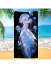 Jellyfish Paradise: Oversized Beach Towel - Lightweight, Windproof, and Quick-Drying