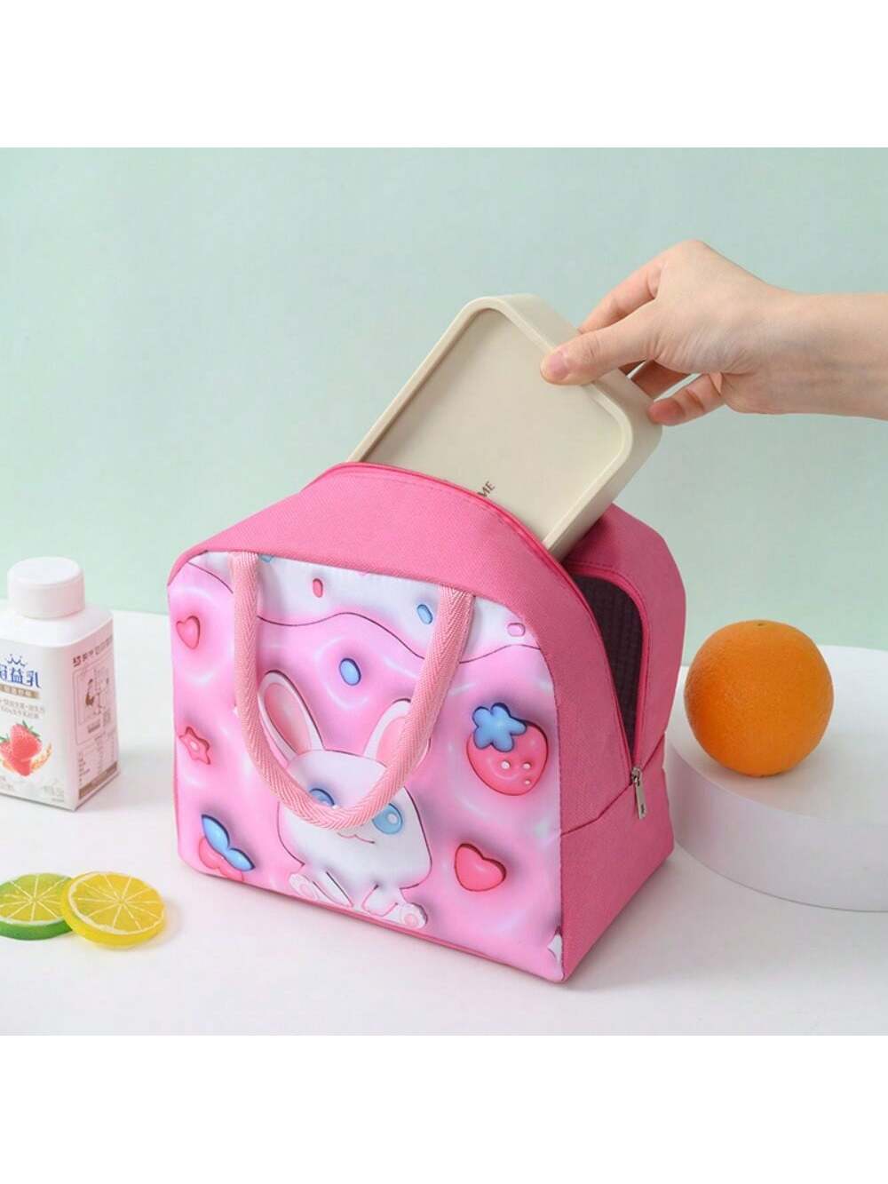 This insulated and portable lunch box <a href="https://canaryhouze.com/collections/canvas-tote-bags?sort_by=created-descending" target="_blank" rel="noopener">bag</a> for kids features adorable cartoon animal designs and is waterproof. Keep your child's lunch fresh and protected while adding a touch of fun to their day. Perfect for school, picnics, and more.